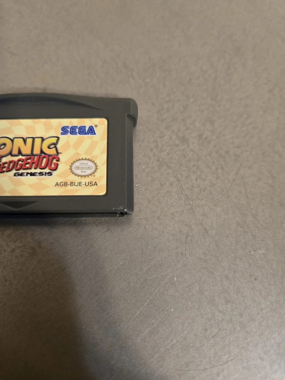 Nintendo Gameboy Advance Sonic The Hedgehog Genesis Video Game